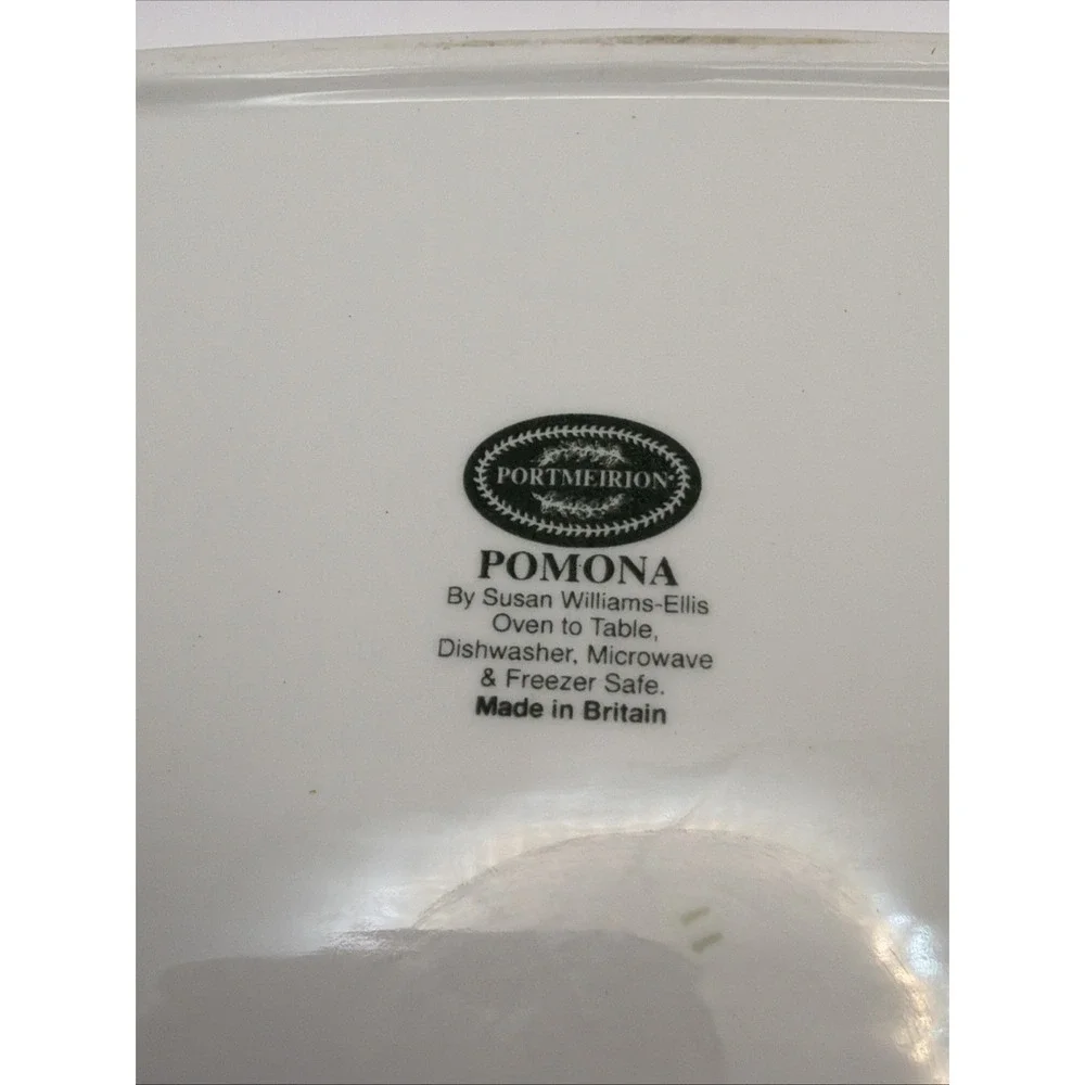 Portmeirion Pomona Covered Butter Dish Britain Susan Williams-Ellis Britain